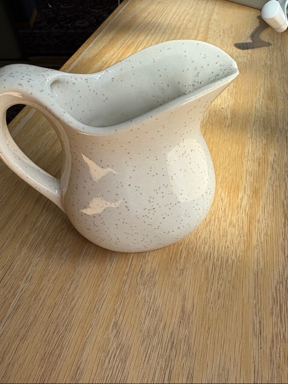 Vintage (McCoy?) Speckled Creamer